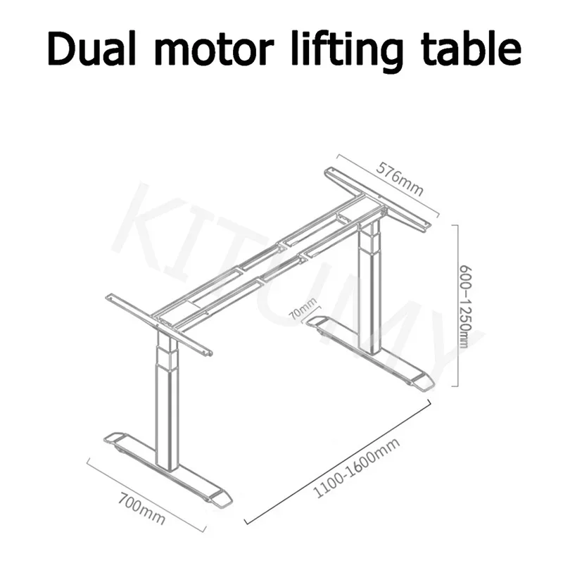 Adjustable Standing Desk Electric Lifting Table Height Adjustable Computer Stand Up Desk Stand Legs Controller Lift Column