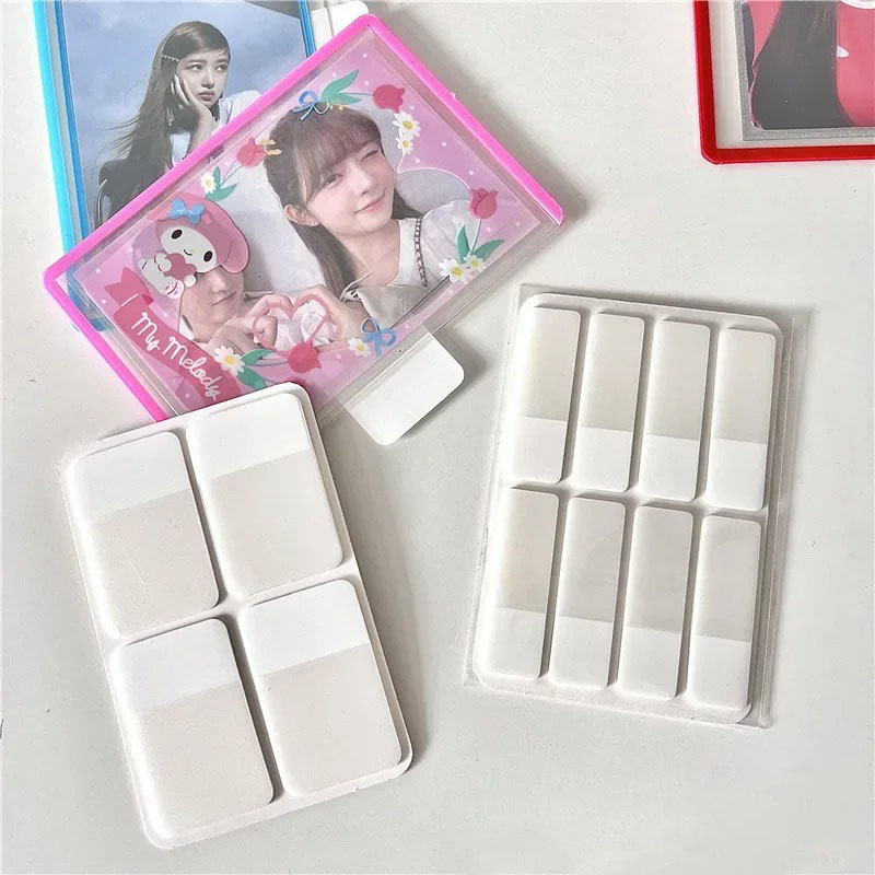 60 Pcs 120 Pcs 흰색 색인 스티커 사진 카드에 대 한 한국어 스타일 색인 스티커 미니멀리스트 레이블 색인 스티커 학생 편지지