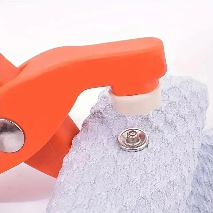 50 set di pinze per fibbia a cinque ganasce set di strumenti fai da te cucito bottoni automatici in metallo solido cavo accessori per l'installazione dei vestiti