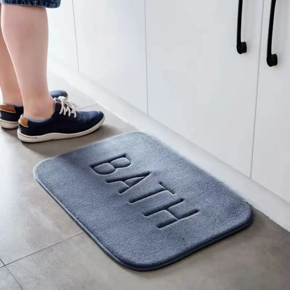 Mata antypoślizgowa Faux Cashmere Memory Foam Carpet Coral Fleece Super chłonna mata podłogowa Kuchnia Salon Łazienka