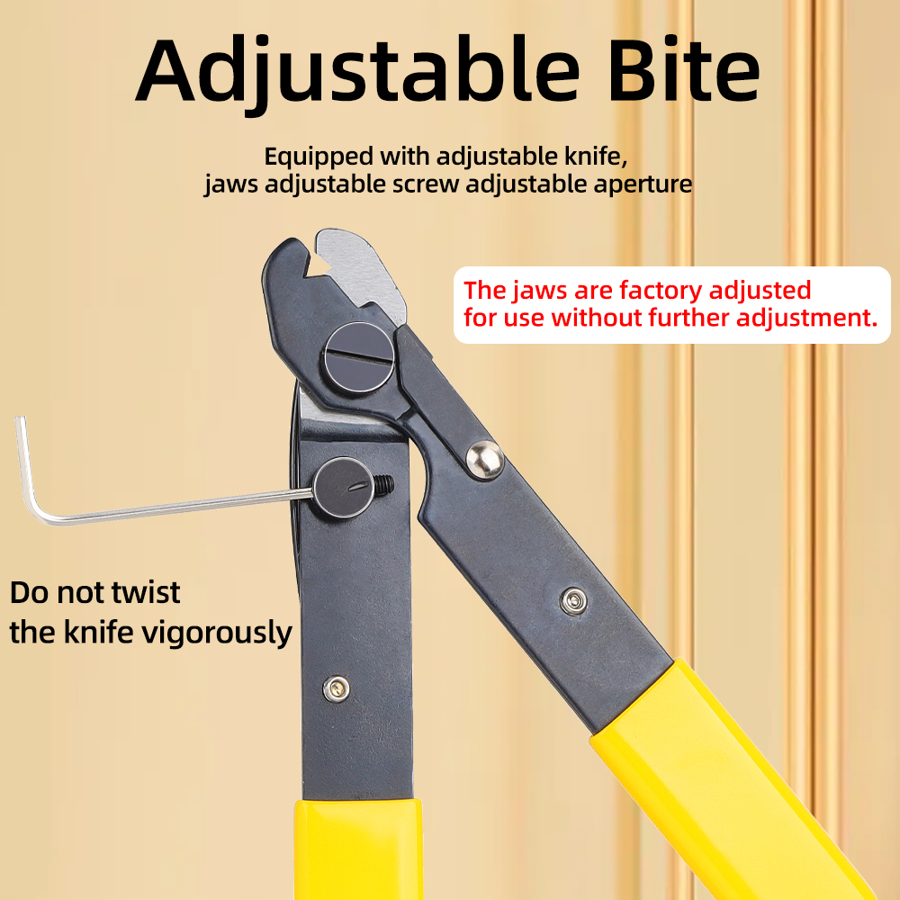 SAIVXIAN FO103-S 単穴光ファイバケーブルストリッパークランプファイバーストリッピングプライヤーワイヤーストリッパー光ファイバーミラープライヤー