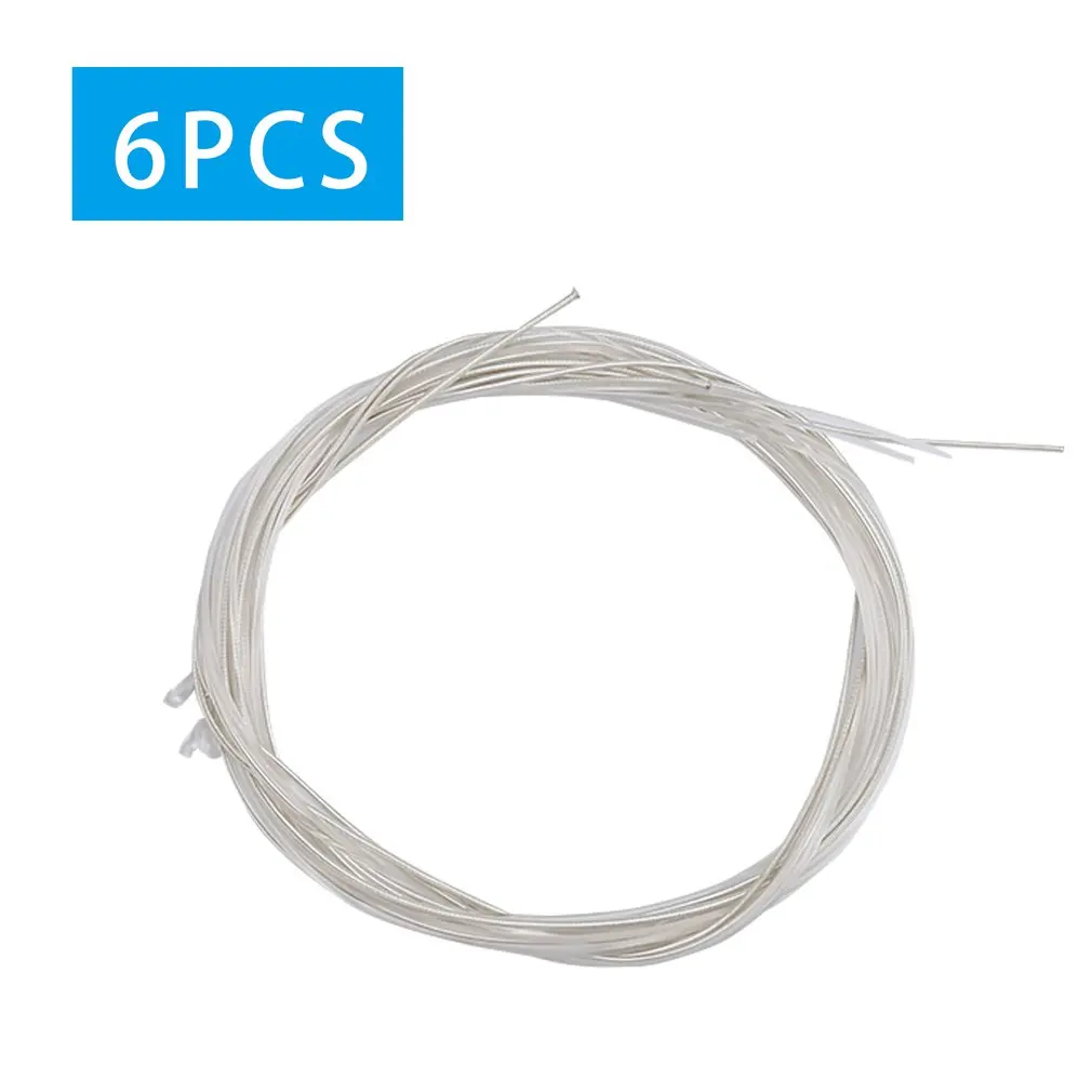 Nylon Dây Đàn Guitar Ánh Sáng Rõ Nét Cổ Điển Dây Bạc Mạ Đồng Phụ Kiện Nhạc Cụ 1-6 E B G D một E 6 Cái/bộ
