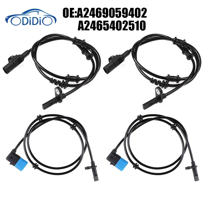 ODIDIO A 2465402510   Frente A 2469059402   Sensor de velocidad de rueda trasera ABS para Mercedes Benz Clase A Clase B GLA CLA W117 W156 W176