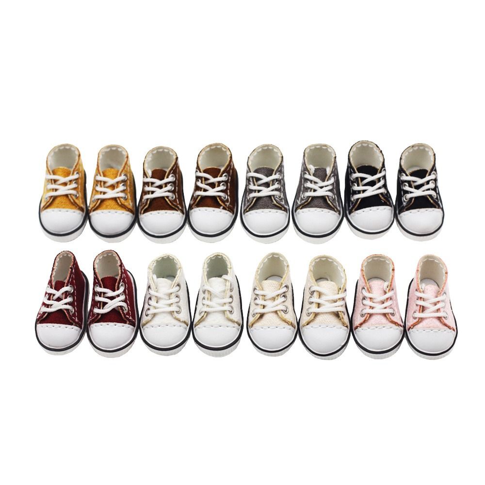Chaussures en toile décontractées pour poupées BJD, accessoires vestisens, chaussures de sport, baskets à la mode, jouets de bricolage, OB11, 1/11, 1/12
