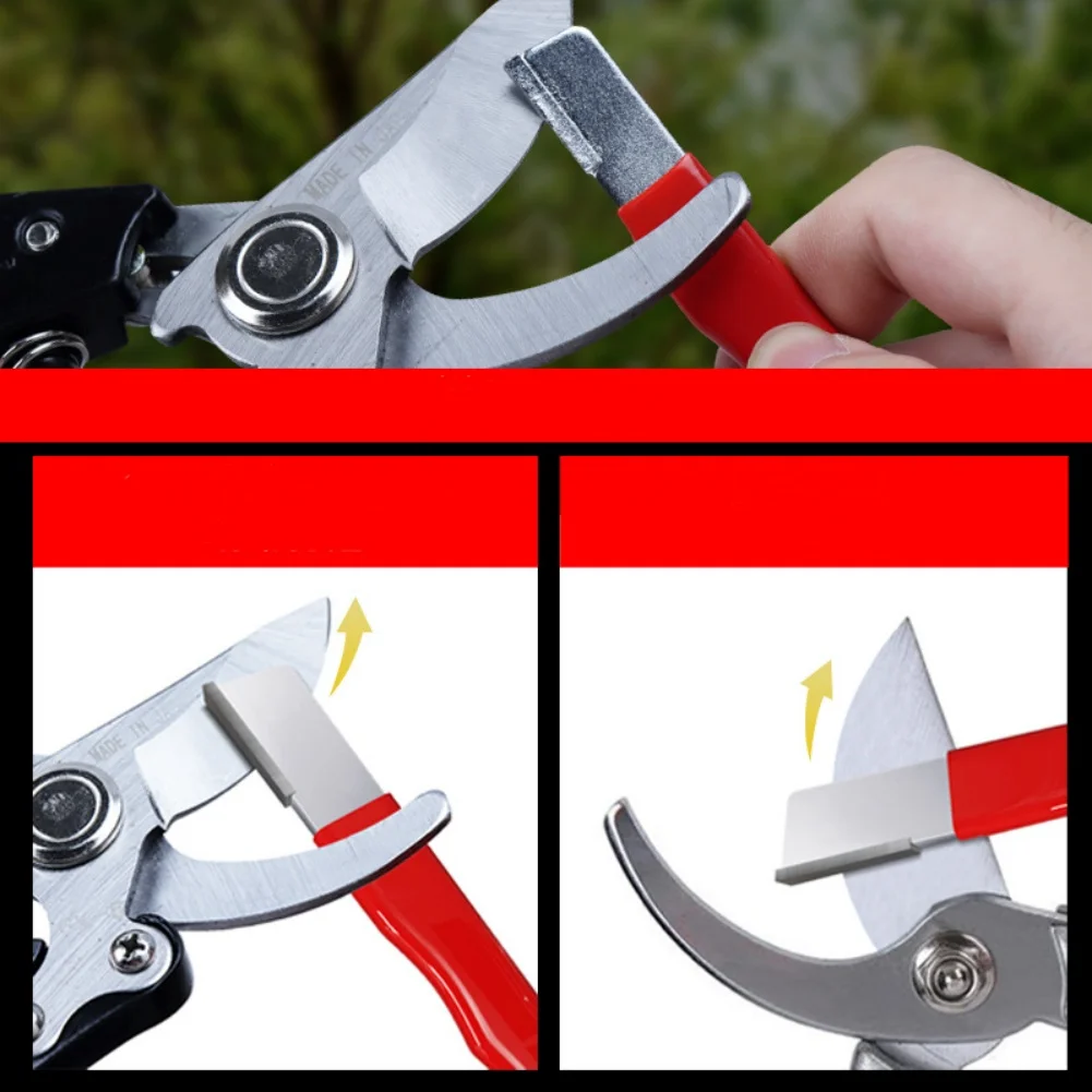 Knife Sharpener Scissors Quick Grinding Scraper Portable Metal Cutting Tool Scissor Pruner Axe Hand Sharpener Trimmer Grinder