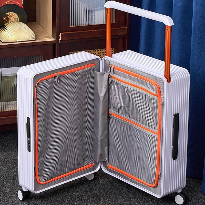 Bagagem rolante para homens e mulheres, mala de haste larga, roda universal, caixa de embarque de viagem, marca de moda, nova, quente, 20 ", 22", 24 ", 26"