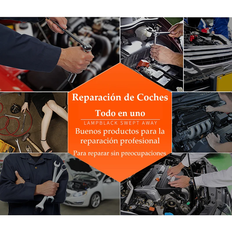 46 pezzi di riparazione automobilistica set di utensili manuali cassetta degli attrezzi meccanico, chiave a bussola da 1/4" cacciavite a cricchetto cacciavite a cricchetto
