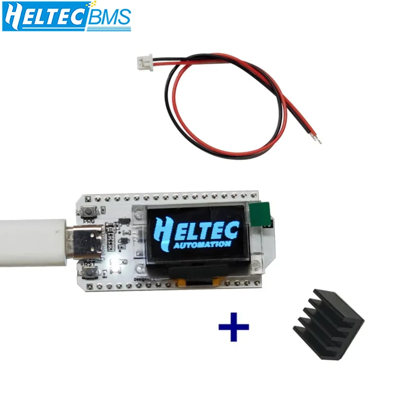 Heltec ESP32 WiFi Kit 32 (V3) Placa de desarrollo Pantalla OLED azul de 0,96 pulgadas Internet de las cosas para Arduino con disipador de calor