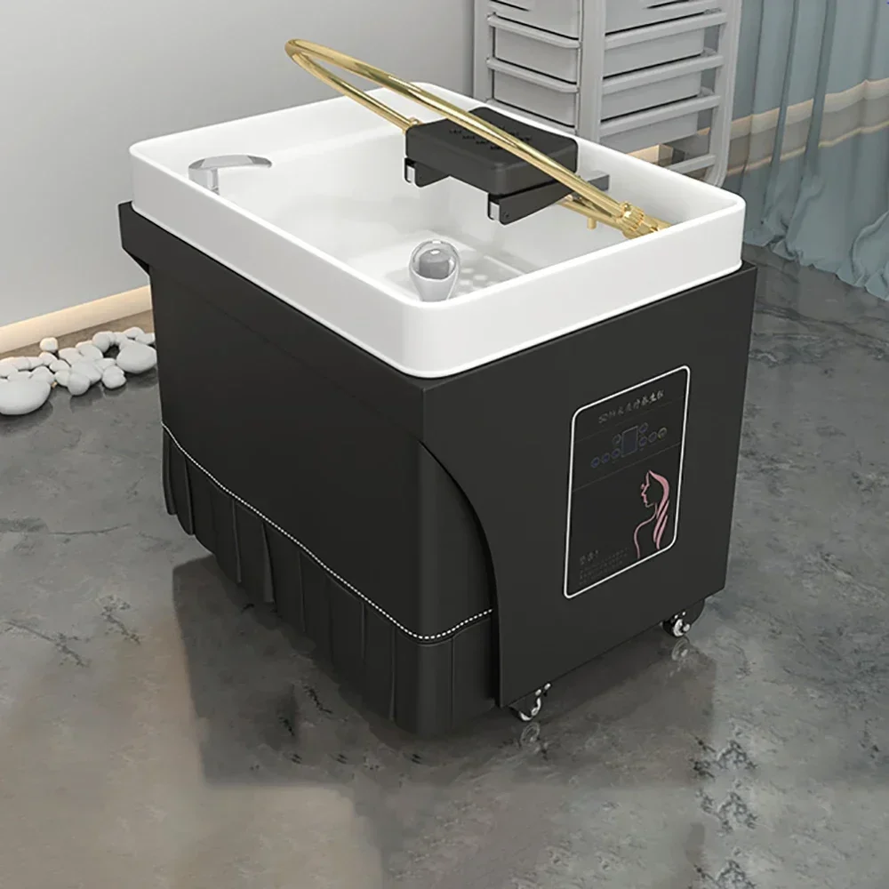 Modern beauty salon shampoo bed Nordic fashion simple ergonomic shampoo bed exquisite aesthetic Thai massage salon furniture