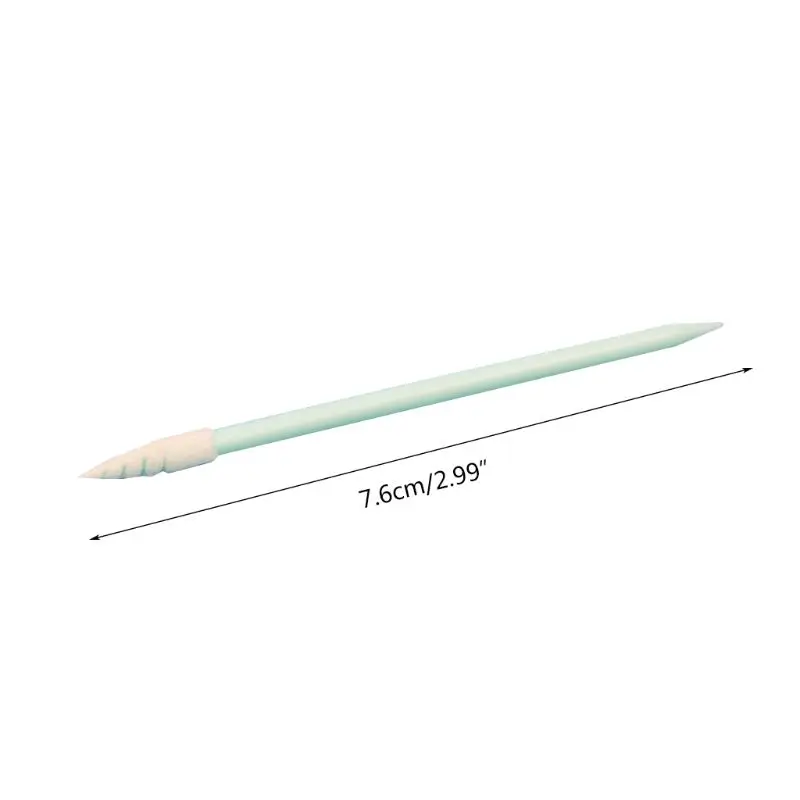 40JD 100pcs Mẹo nhỏ mũi nhọn xốp xốp xốp xốp lint bụi không có miếng bọt biển