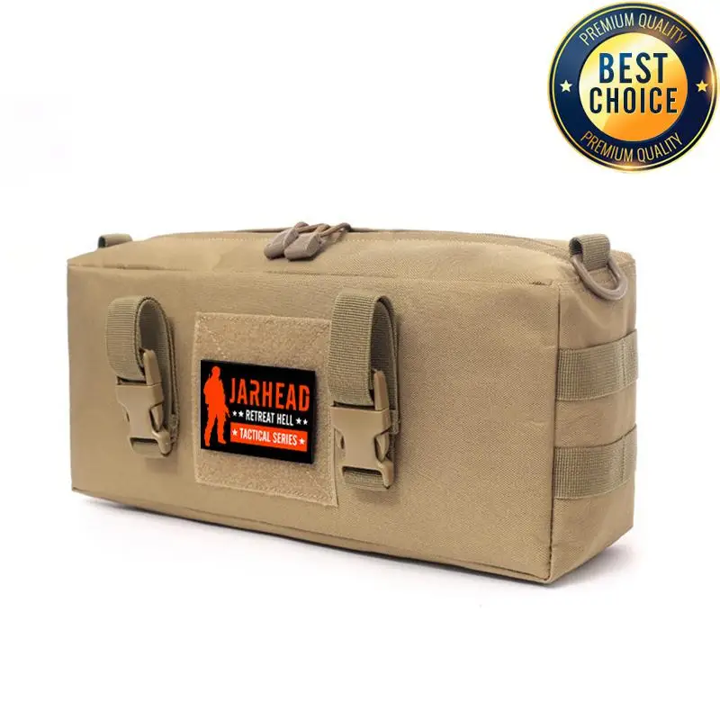 Bolsa tática molle edc, bolsa de nylon à prova d'água para caça, esportes, pesca, cintura, viagem, acampamento, caça, bolsa de ombro transversal
