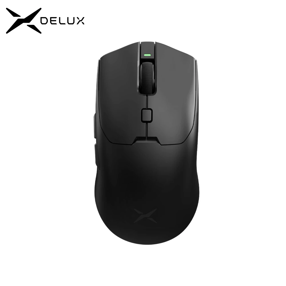Ratón inalámbrico para juegos Delux M700 Ultra 8K PAW3950 30000DPI 59g ligero 8K tasa de orolling TTC codificador dorado para PC portátil Gamer