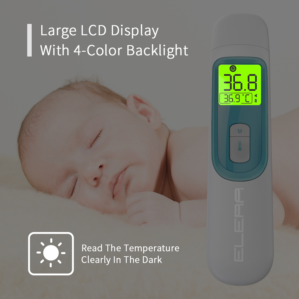 Therye.com infrarouge numérique LCD pour bébé, mesure du corps, front, oreille, enfants, adulte, fièvre, IR, enfants, sans contact