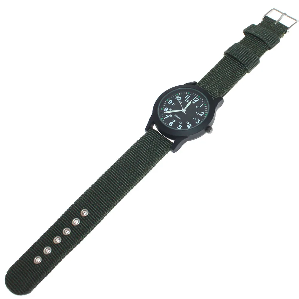 Neue Mode männer kinder jungen mädchen mode kühlen quarz Saber uhren studenten leinwand elektronische armbanduhr