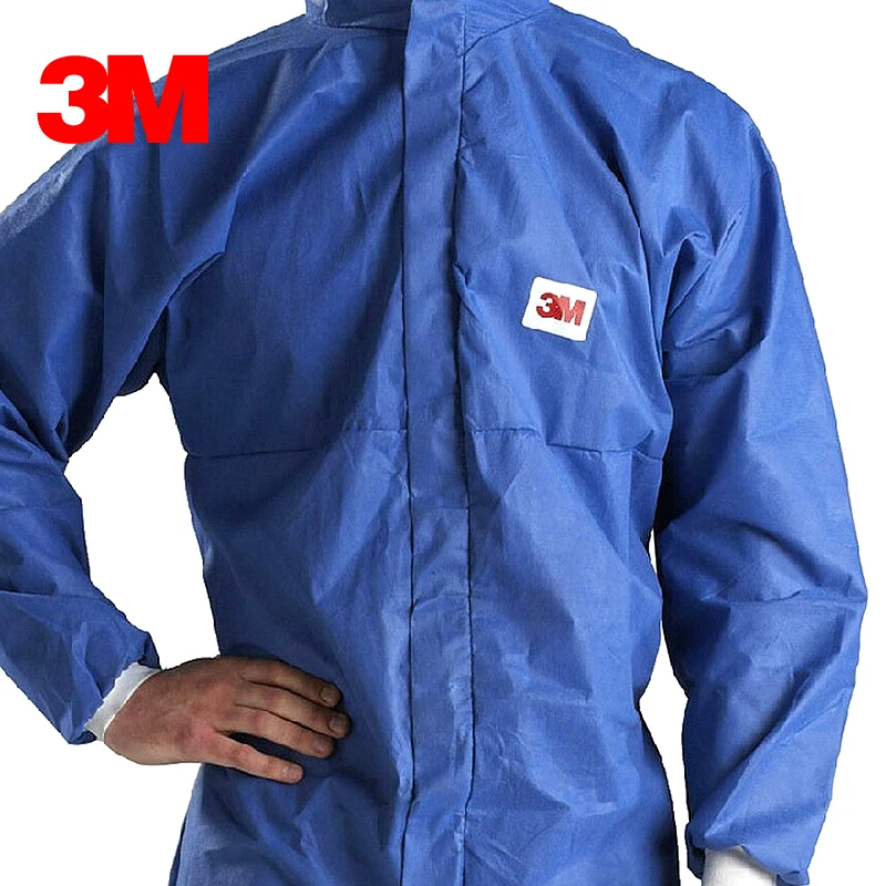 3M 4532+ 보호 작업복 방사선 방지 방진 작업 화학 방지 슈트 스프레이 페인트 정전기 방지 실험실 의류 Type5/6