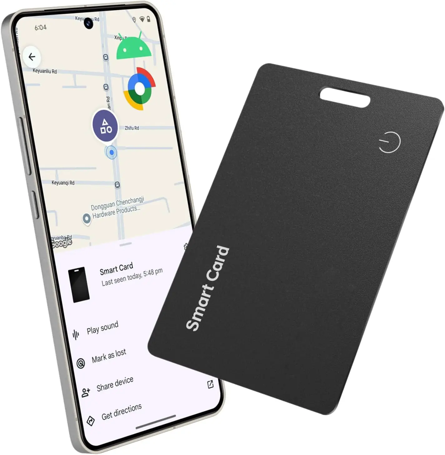 lim Wallet Tracker-Karte für Android – ultradünner Bluetooth-Smart-Tag, kabellos, wiederaufladbar, für Geldbörse und Gepäck, Anti-Links