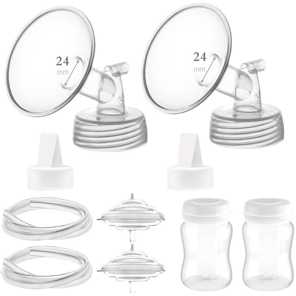 10 шт. детали фланца молокоотсоса для Spectra S1/S2/9 Plus, без BPA, не оригинальные аксессуары для молокоотсоса, полный комплект замены