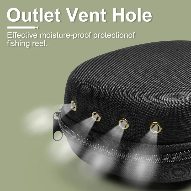 Portable EVA Fishing Reel Bag Protective Case Cover For Drum/Spinning/Raft Reel Fishing Pouch Bag Fishing Accessories