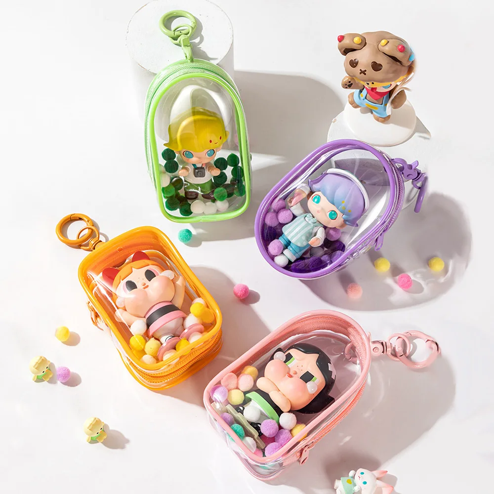 Jewelry Storage Box Transparent Storage Bag Mystery Box Keychain Bag Storage Box Thickened Wallet Cute Doll Display Out Bag