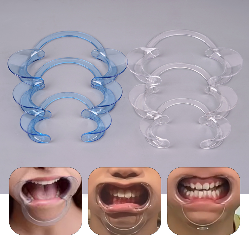 3 stks/set Dental C-vorm Cheek Retractor Lip Mond Opener Intraorale Tandarts Orthodontische Tool Voor Tand Whitening Tandheelkunde gereedschap