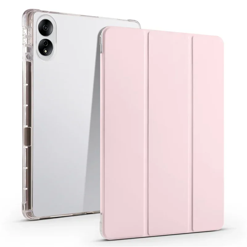 Para Xiaomi Poco Pad funda con portalápices soporte abatible suave TPU trasera magnética funda para tableta para Redmi Pad Pro 2024 funda de 12,1 pulgadas