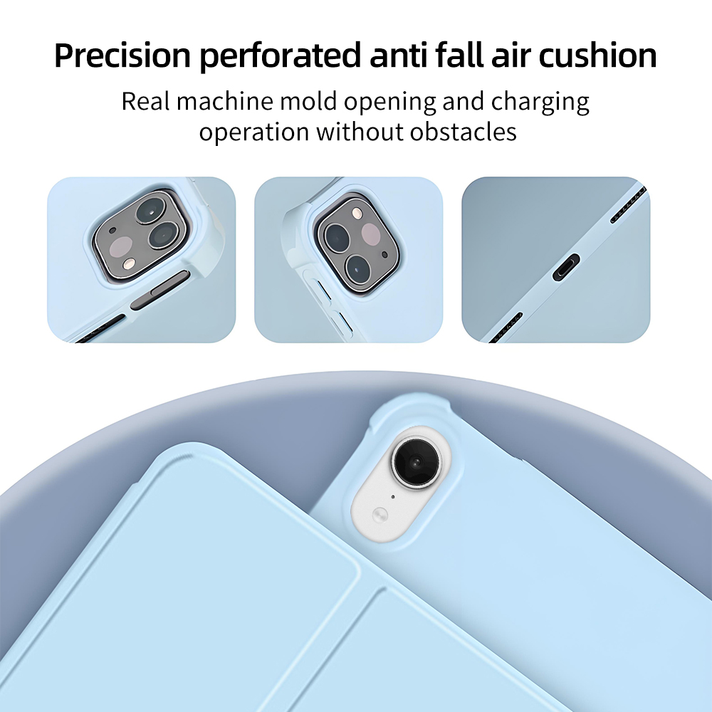 Voor iPad 10e generatie Case 3-voudig Valpreventie Cover voor Air 4 5 6 10.9in 11in 13in Voor Air 2 9.7 Pro 11 12.9 13 Mini 6 7 Case