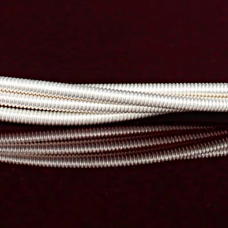 Nylon String Set for Classical Guitar, Set of 6 Pieces, Silver Color