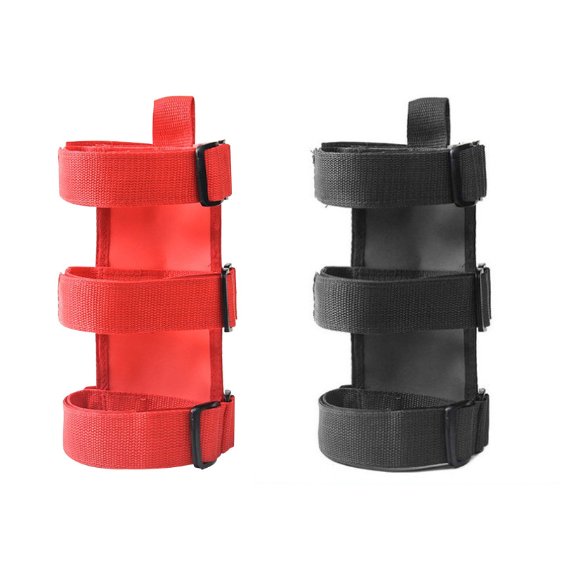 Einstellbare Auto Feuerlöscher Festen Gürtel Kombination Set, Stamm Feuerlöscher Strap Verstärkten boden strap