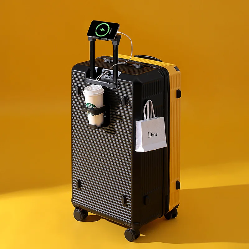 Multifunktion gepäck weiblich große Kapazität Koffer Trolley Fall fünf Räder Bremse 22/30/32 "Zoll Koffer männliche Reisetasche