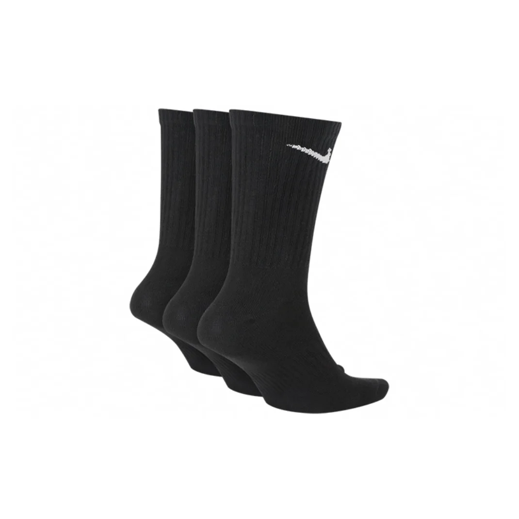 Nike EVERYDAY LTWT ANKLE 3PR Lightweight Neutral Quick Dry Training Socks 3 Pairs Winter Supportive Comfort Soft Black & White