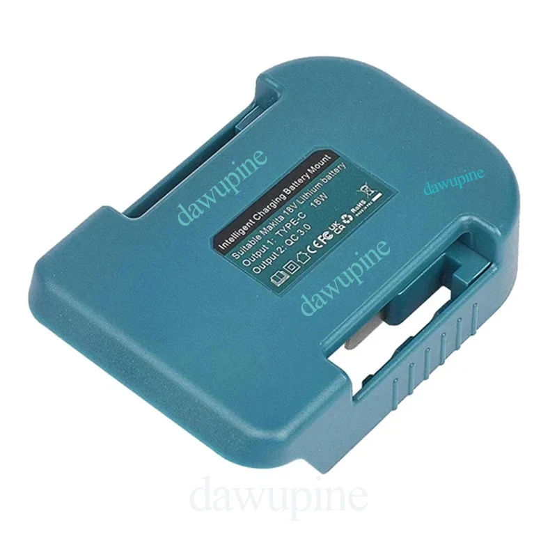Для Makita 18 В литий-ионный аккумулятор USB Type-C держатель источника питания BL1850 BL1860 адаптер зарядного устройства полка для быстрой зарядки чехол для хранения