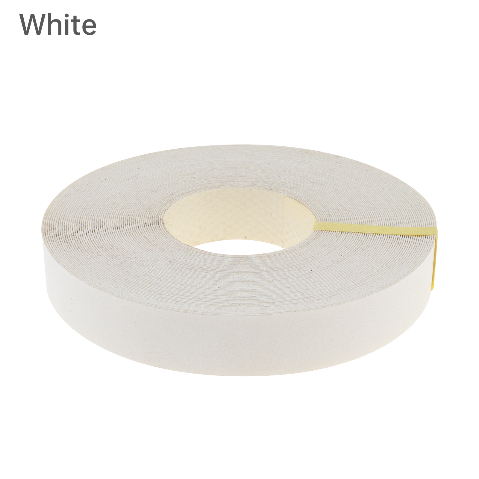 Fita adesiva termofusível branca/preta de 15m, fita de borda de melamina pré-colada para mesa/armário de madeira compensada