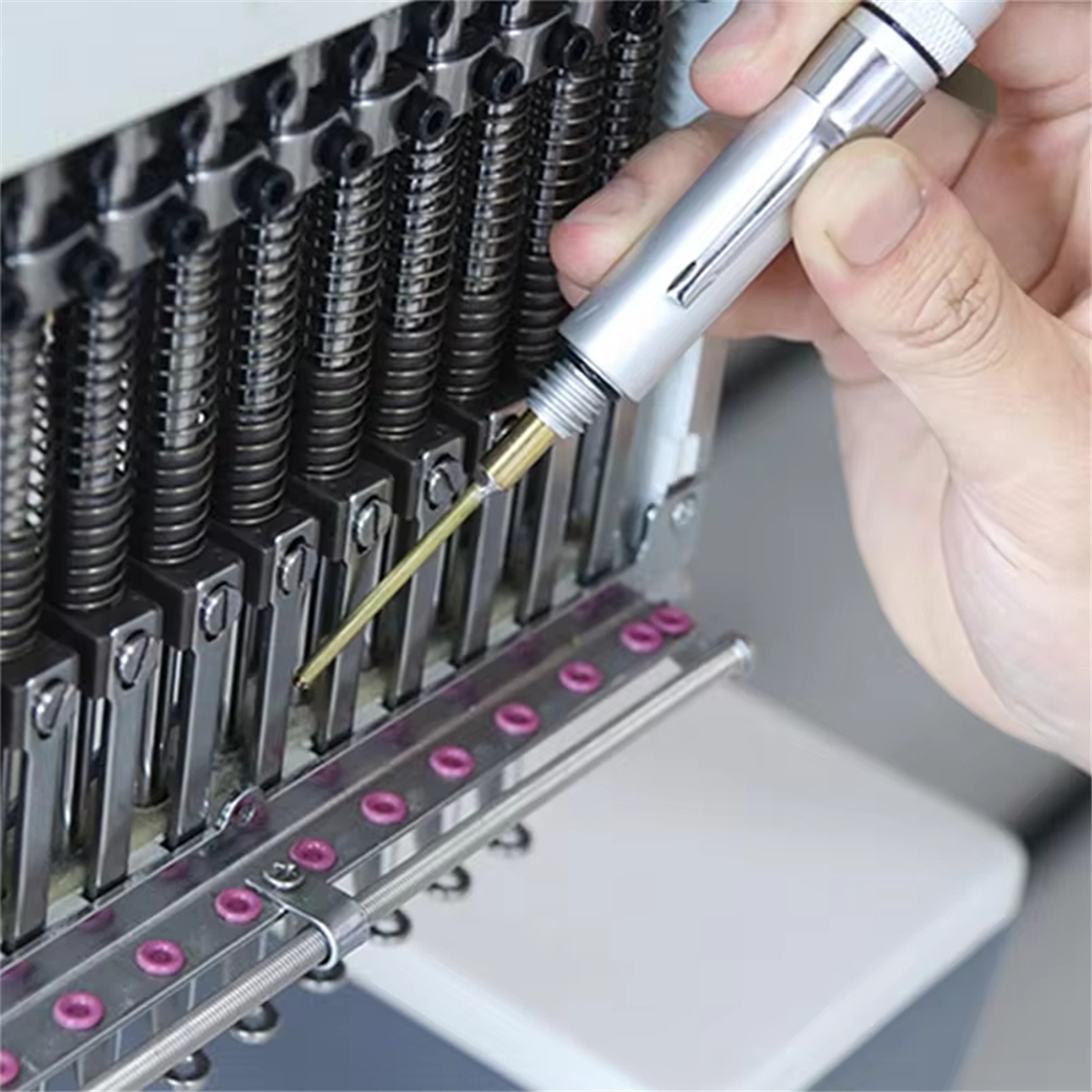 AA91 Präzisions-Tropfölstift, Applikator aus Aluminiumlegierung, gilt präzise andere Gleitmittel, feste Wartung, Ölerstift