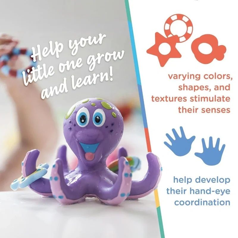 ของเล่นเด็กเล่นน้ําของเล่นตลกลอยแหวน Toss เกมอ่างอาบน้ําอาบน้ําสระว่ายน้ําการศึกษาของเล่นสําหรับเด็กทารกเด็กของขวัญปลา