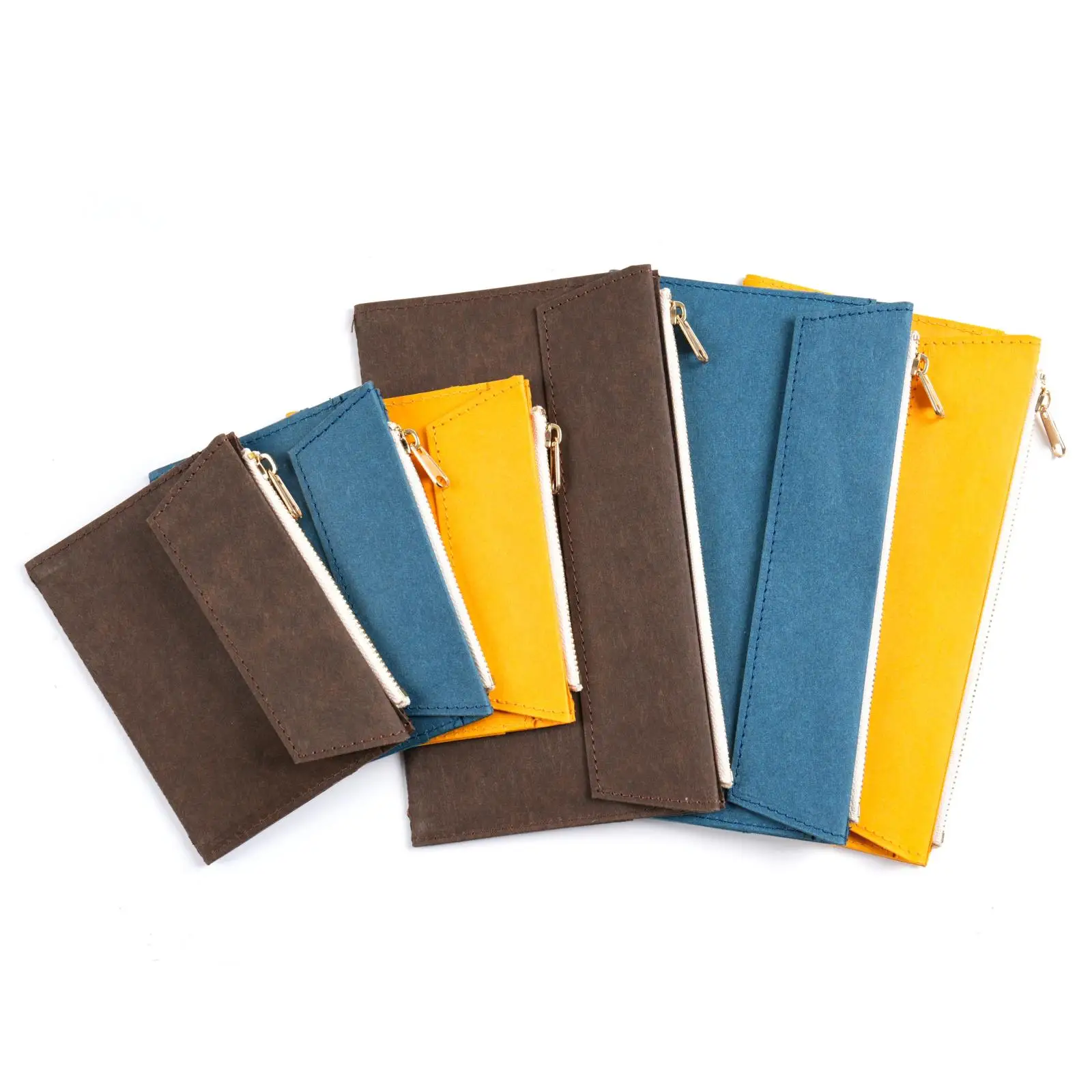 Zipper File Storage Bag for Travel Notebook Washable Special Paper Pocket Card Holder Bill Pouch Folder Stationery Accessories