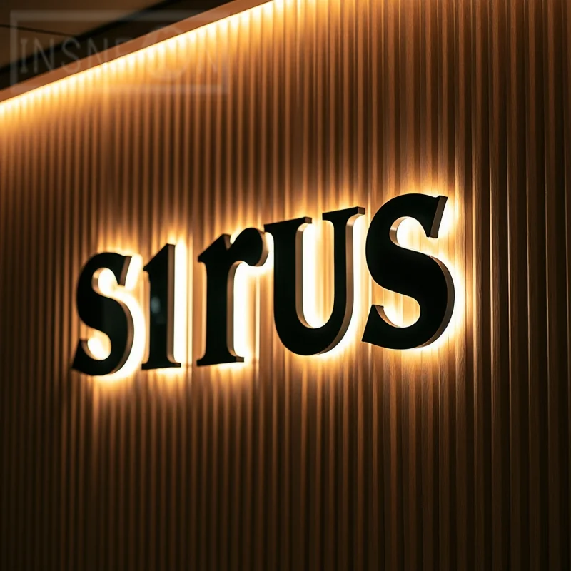 Custom Made LED Backlit 3D Sign Metal Letters For Outdoor Business Storefront Waterproof Advertising Display