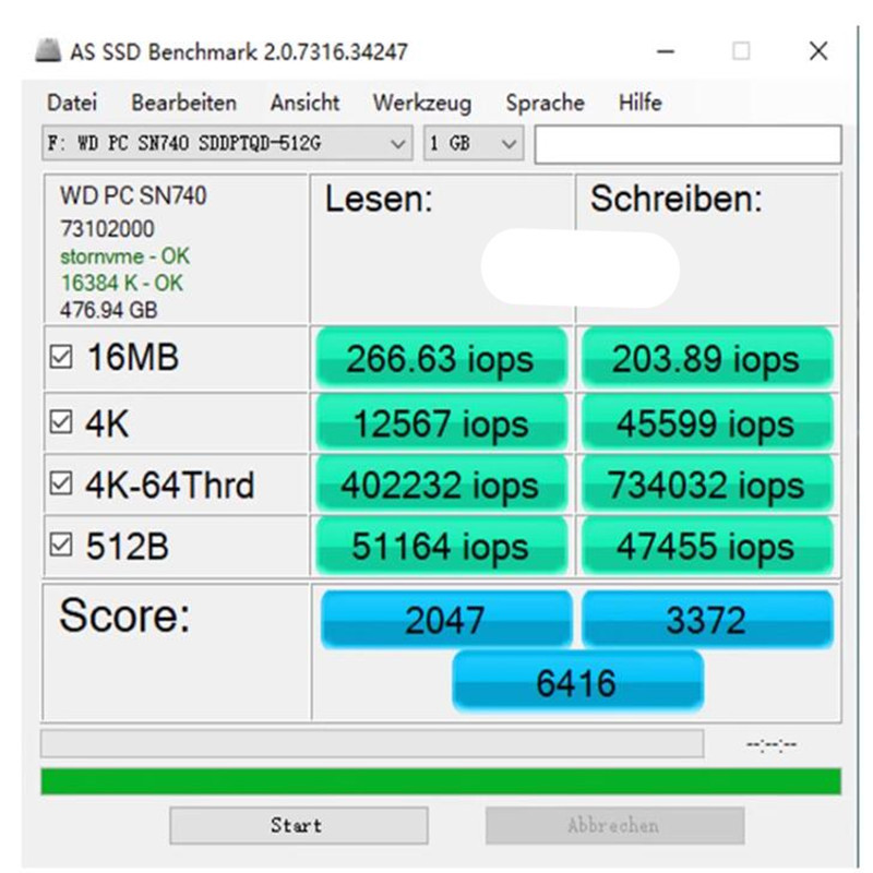 Original For Western Digital SSD SN740 256G 512G 1TB 2TB NVME 2230 PCIE4.0 solid-state drive supports camera handheld devices