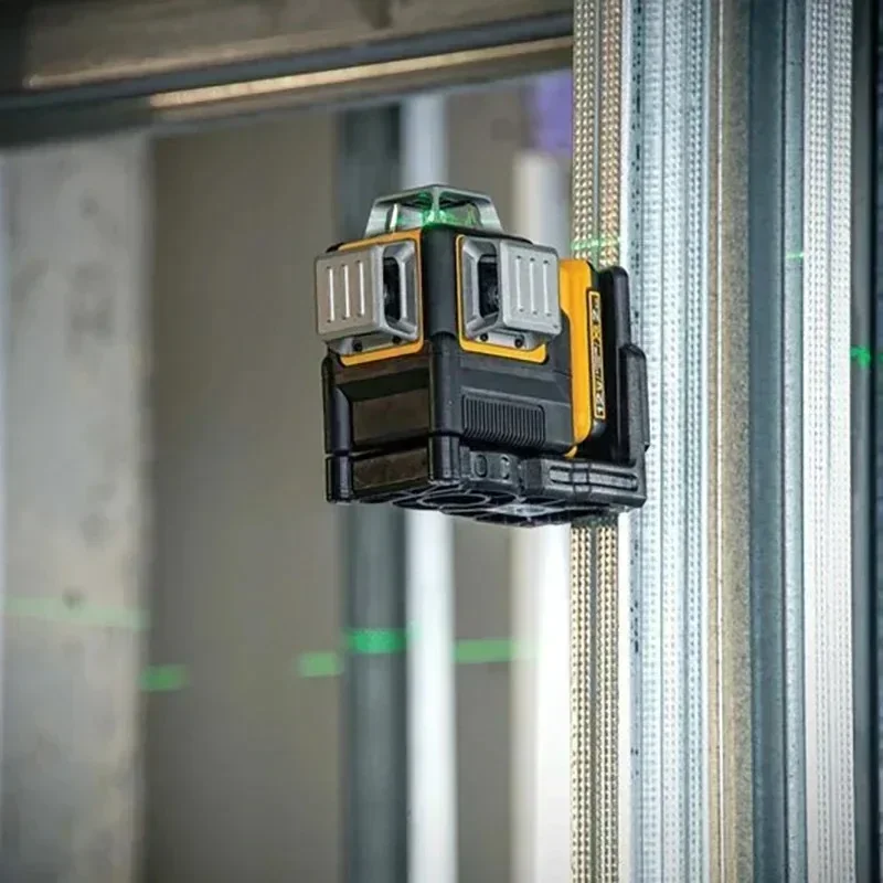 Dewalt DW089LG 3 lados * 360 grados Vertical 12V batería de litio 12 líneas nivel láser Horizontal medidor de nivel de luz verde al aire libre