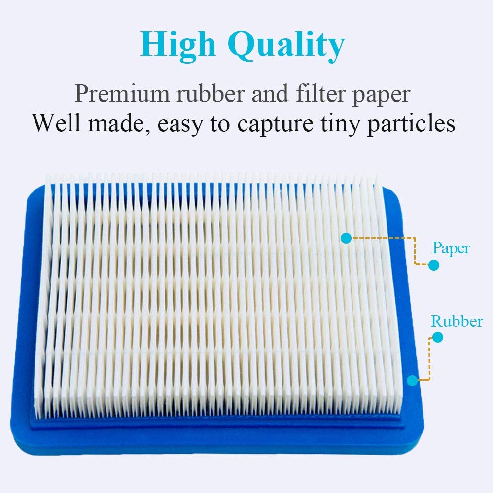 2/10개 491588   Briggs Stratton용 공기 필터 491588   Toro 20332 Craftsman 3364 잔디 깍는 기계 O20 20 정사각형 필터 요소