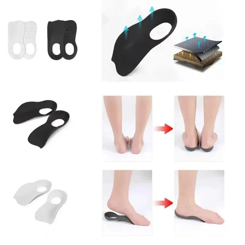 Plantillas ortopédicas para pies planos Cubitus Varus, cojín ortopédico para pies, almohadillas para piernas en forma de O, plantillas para el cuidado de los pies