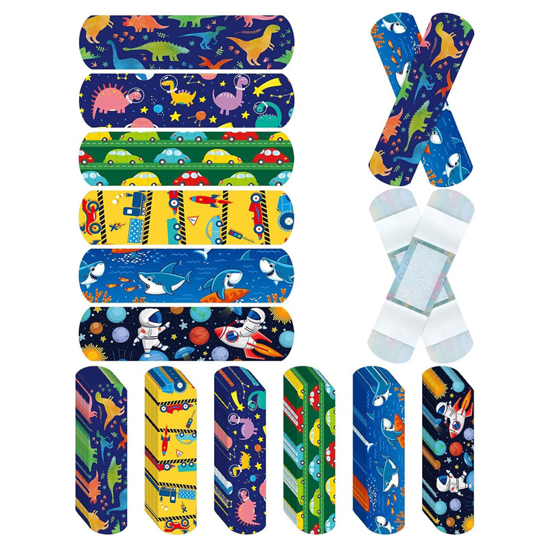 60 teile/satz Cartoon Pflaster für Kinder Jungen Erste Hilfe Streifen Erwachsene Kawaii Wunde Dressing Pflaster Klebe Bandagen Patch