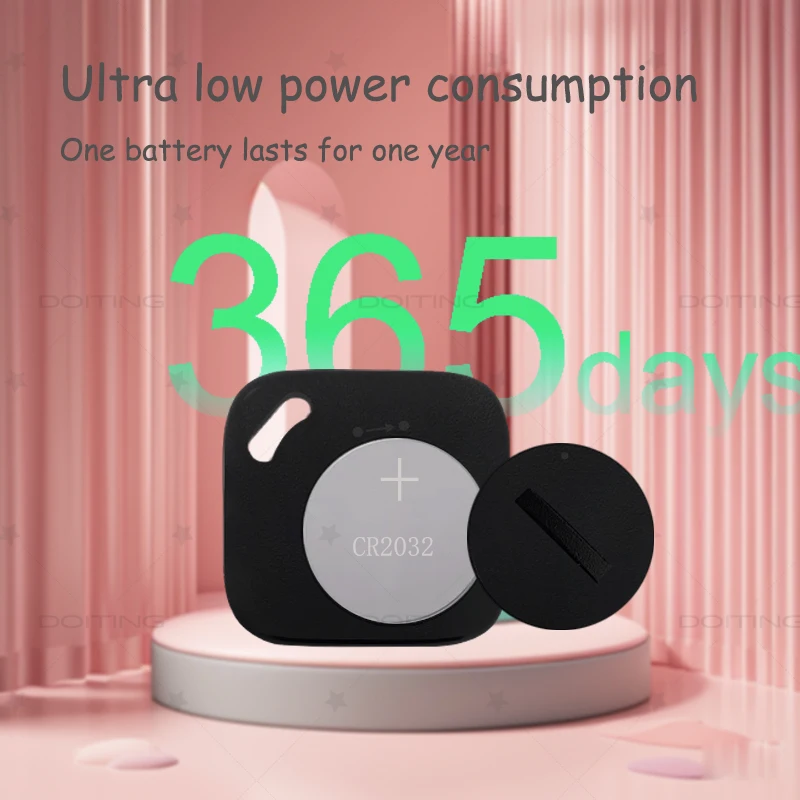 Works with Find My Long Distance Smart Tag GPS Tracker for Air Tag Key Finder Pet Wallet Bike Anti-lost Alarm Mini Locator iOS
