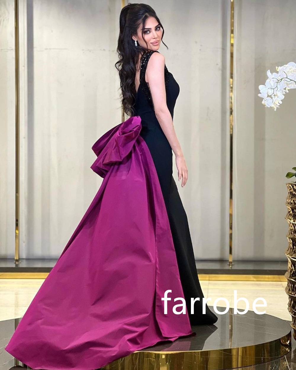 Personalizado combinando jérsei plissado arco sereia pescoço quadrado vestidos longos sob medida vestidos de ocasião clássico requintado estilo moderno pa
