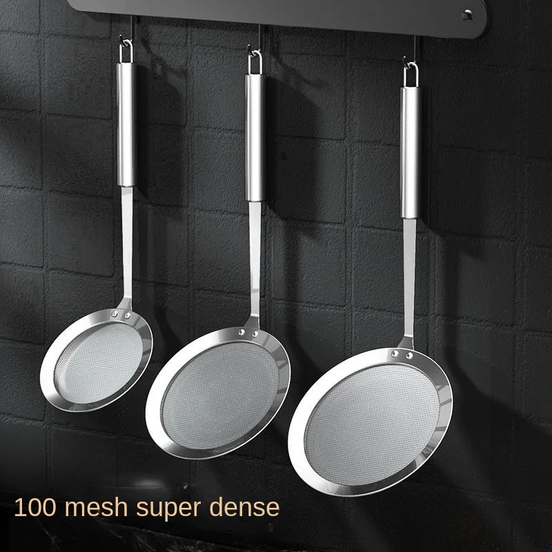 304 Stainless Steel Fine Mesh Filter, Multi-Function Colander for Juice, Coffee, Tea, & Vegetables, Kitchen Accessories