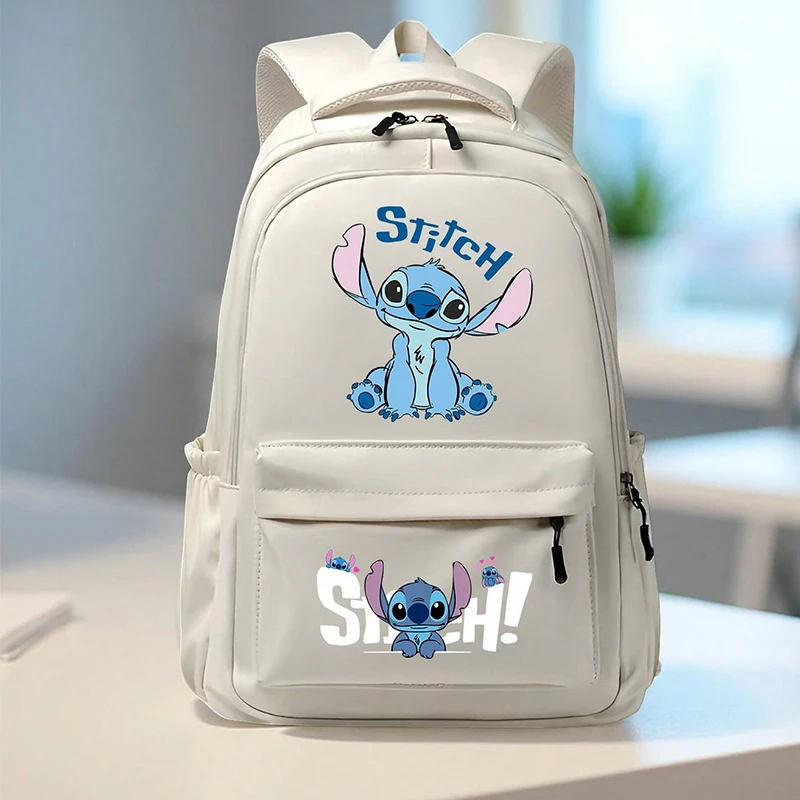 Zaino Stitch di grande capacità, cinghie regolabili per il pendolarismo quotidiano e il ritorno a scuola, lavoro, borsa da viaggio, struttura robusta