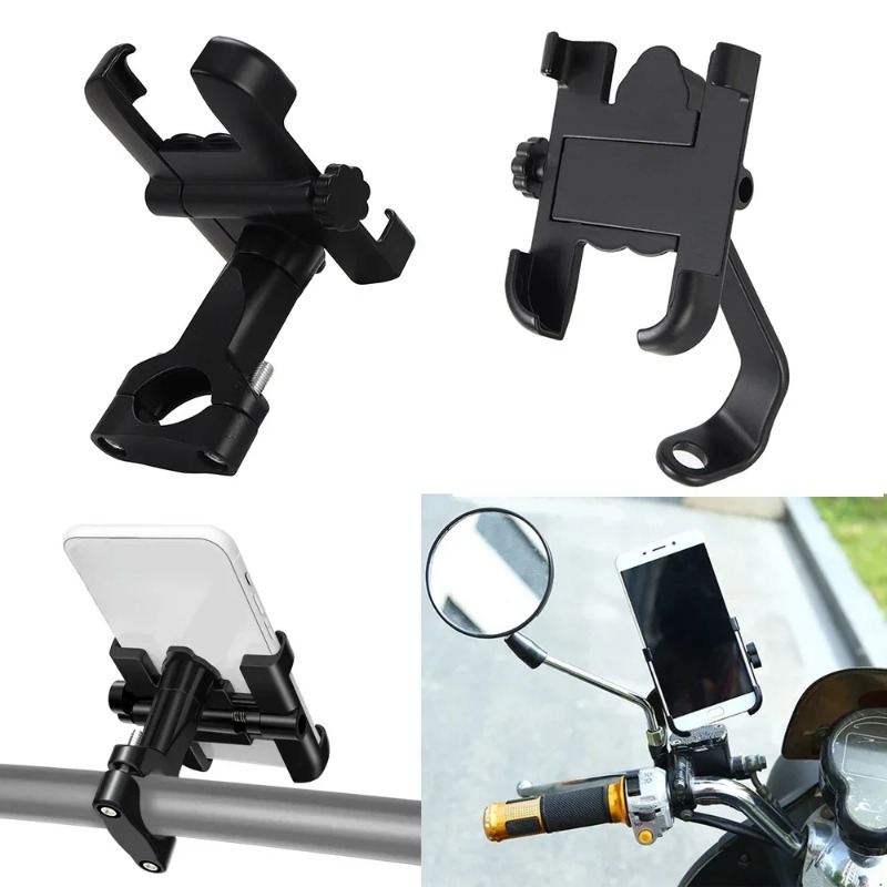 Bicycle Motorcycle Mobile Phone Holder Navigation GPS Stand for iPhone 15 14 13 Pro Max Samsuing Xiaomi Bicycle Motor Bracket