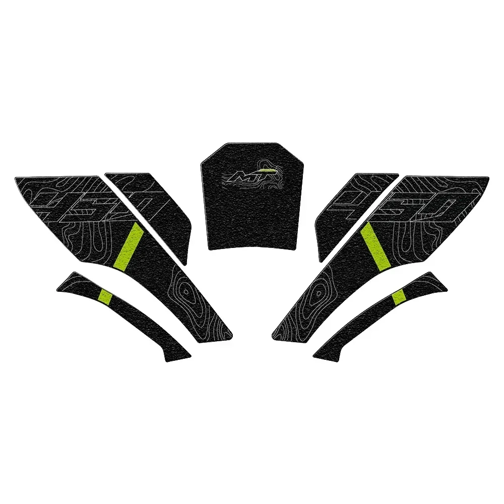 New Model 2024 For CFMOTO 450MT MT450 CF 450 MT Motorcycle Tank Pad Protector Sticker Decal Gas Knee Tank Traction Pad Side
