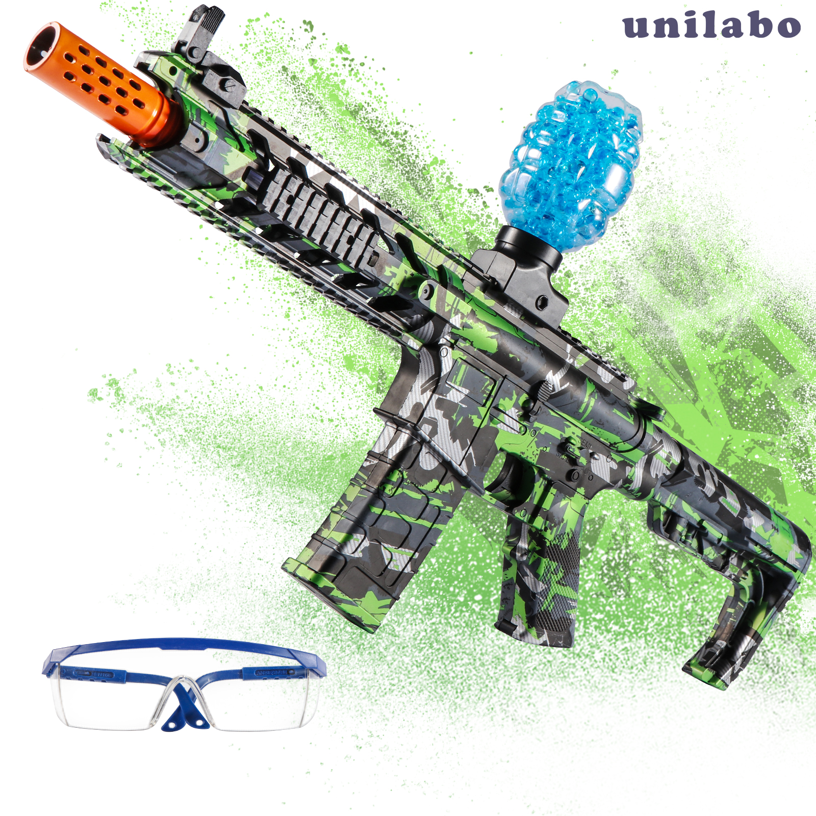 M416 Elektryczny pistolet blasterowy, akumulatorowy, automatyczny zabawki na świeżym powietrzu do zajęć zespołowych, idealny prezent (bez pocisków)