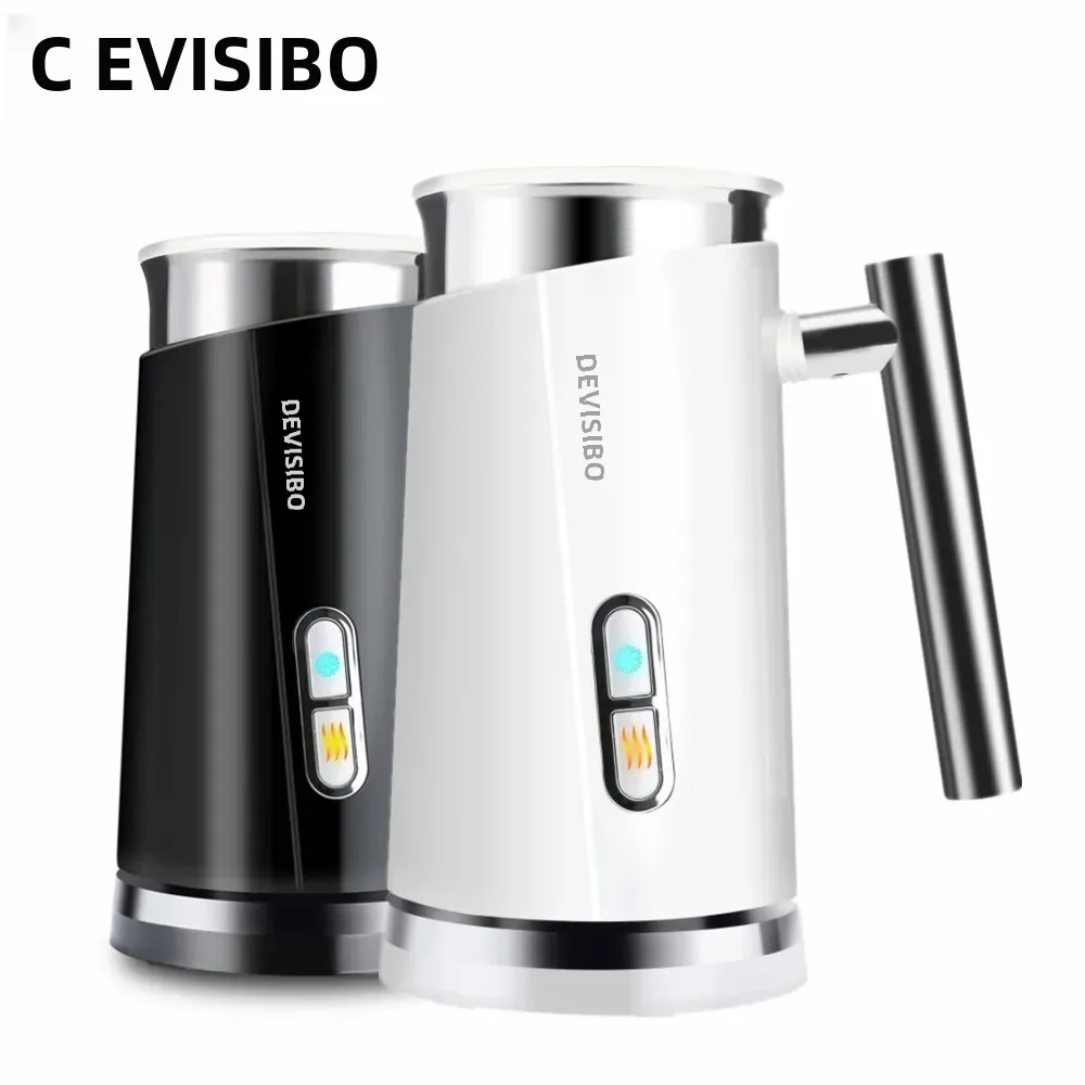 DEVISIB 3 in 1 Espumador de leche eléctrico, 300ml, máquina automática de espuma fría y caliente para café Latte, capuchino, Macchiato, Chocolate caliente