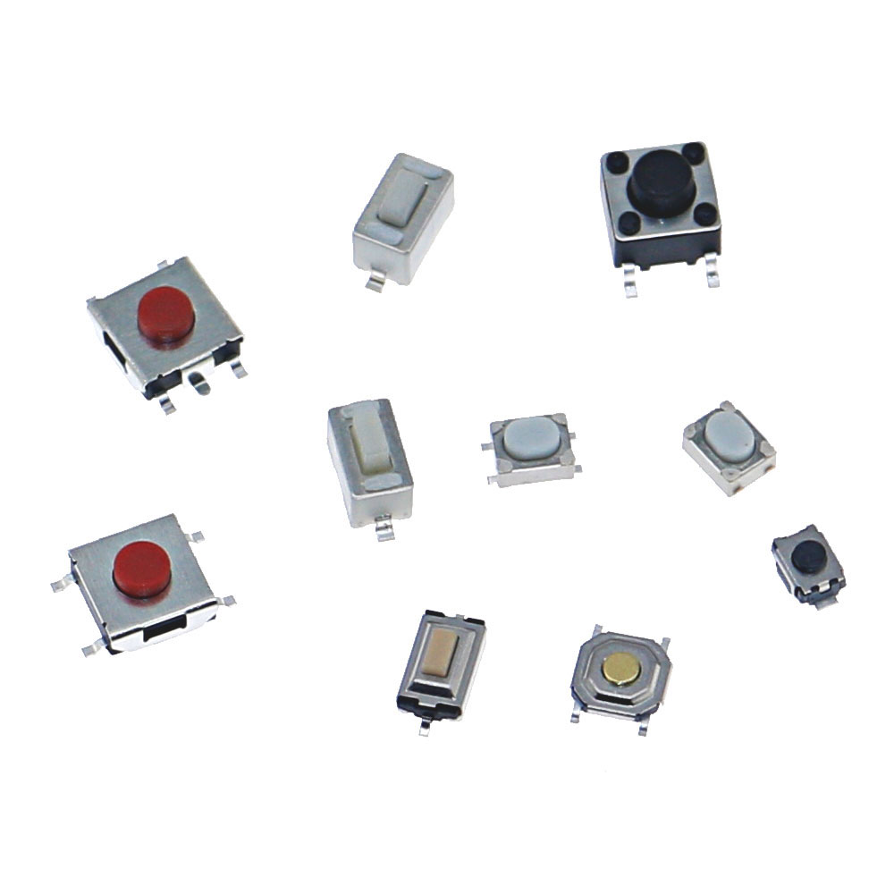 200 Uds. Interruptor de botón táctil de 10 valores teclas de Control remoto de coche botón táctil microinterruptor kit de paquete mixto